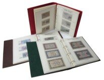 картинка Коллекционный альбом в 3-х томах для бон периода с 1915 - 2014 гг. с изображением банкнот и холдерами под них, формата Grand (ЭЛИТ) 